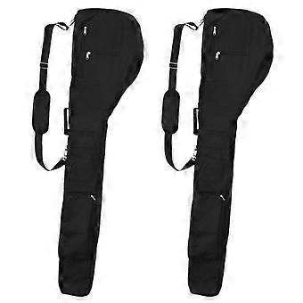 2X Golf Foldable Bag-Driving Range Mini Training Practice Golf Bag Travel Case