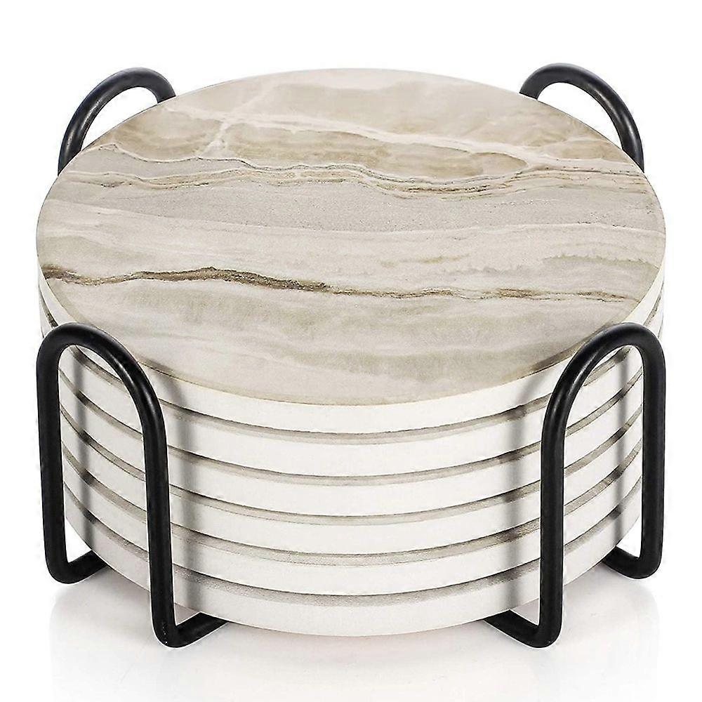 Drink Coasters with Holder for Table top Protection Suitable for Kind sofCups