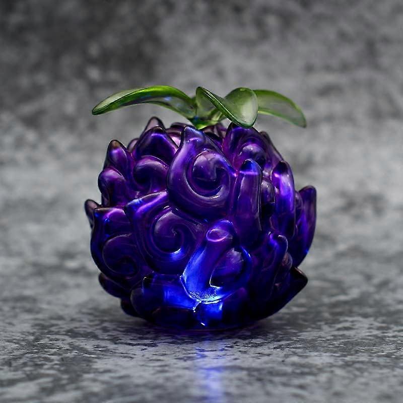 Devil Fruit Figure with LED Lights, Dark Fruit Collectible Statue