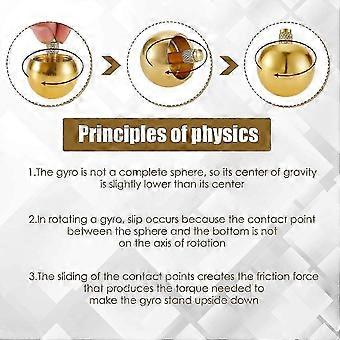 Metal Flip Over Tippe Top Gyroscope
