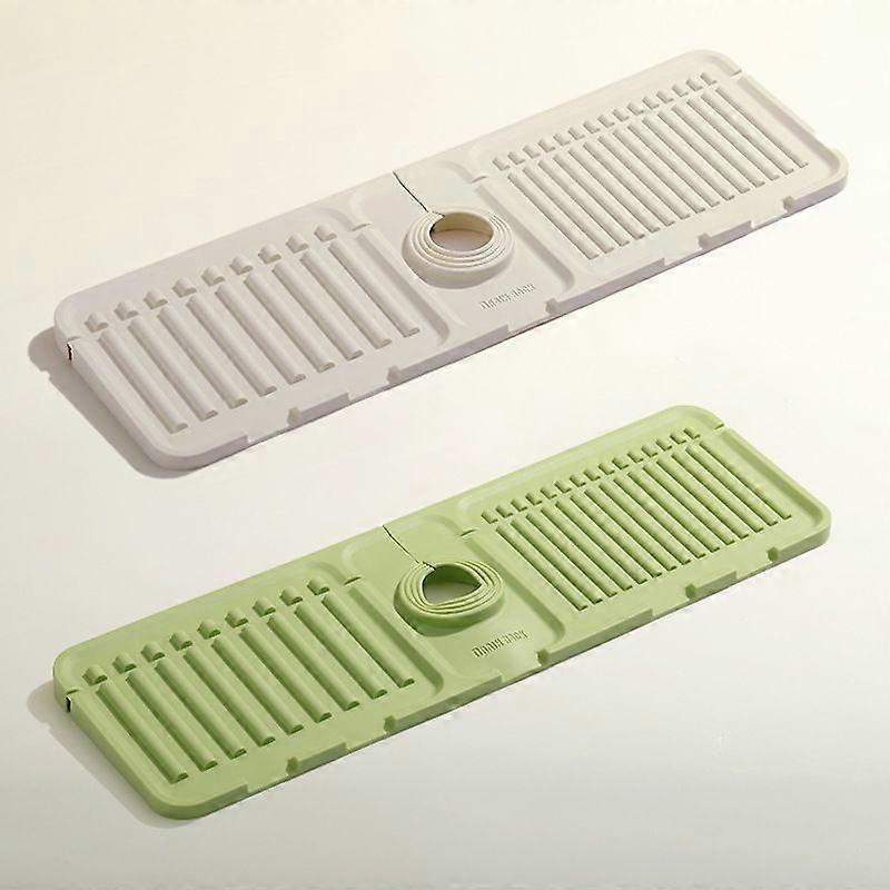 Silicone Edge Protectors - Splash Guard & Draining Mat 2Pack
