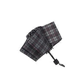 Vintage Folding Umbrella Windproof Travel Umbrella with 10 Rib Iron Frame Large Retro Trifold Design