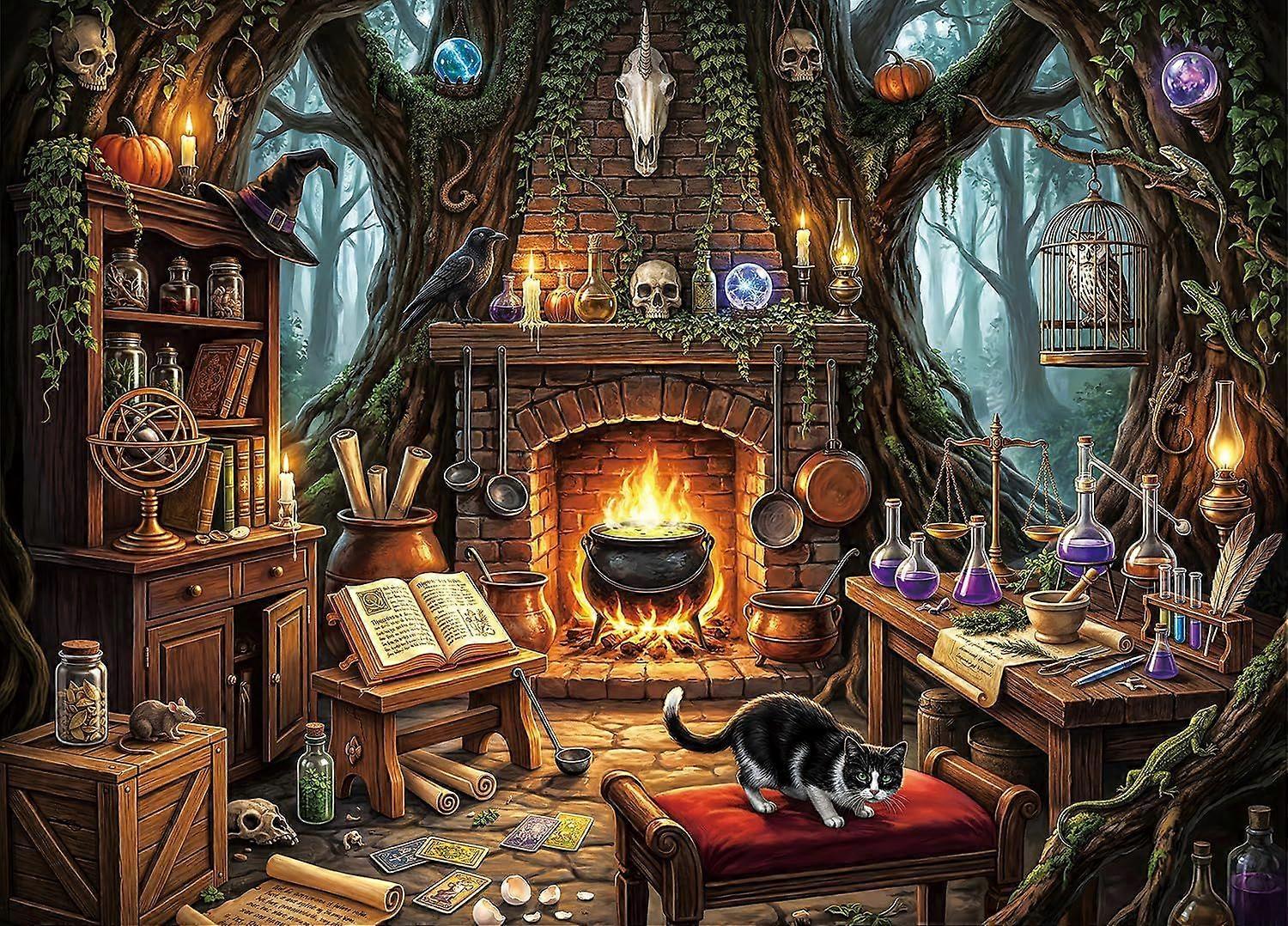 Forest Wizard's Cottage Brain-Teasing Puzzles JI-772