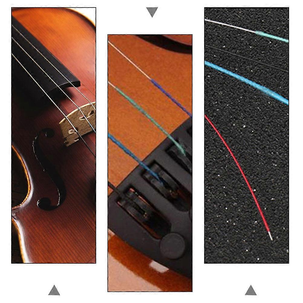 Professional Violin Strings Replacement 8Pcs Violin String Kit Assorted Color