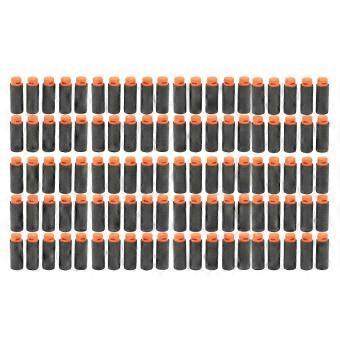 Soft & Harmless Short Darts, 100pcs Universal High Density EVA Toy Refill Compatible with Various Shooting Toys, Black
