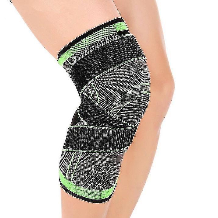 Compression Knee Sleeve Adjustable Strap For Pain Relief Knee Support Running