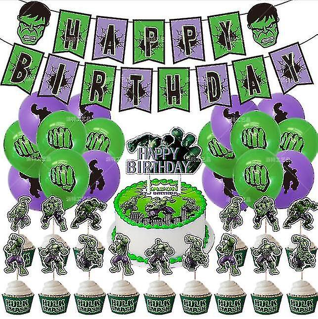 Hulk S Kit S With And Cake Toppers For Deocrat_a