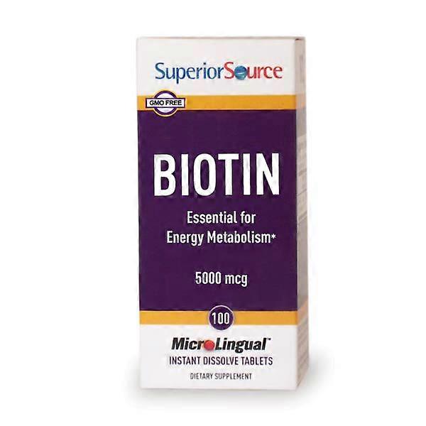 Superior Source Biotin 5000 Mcg 100 Tabs