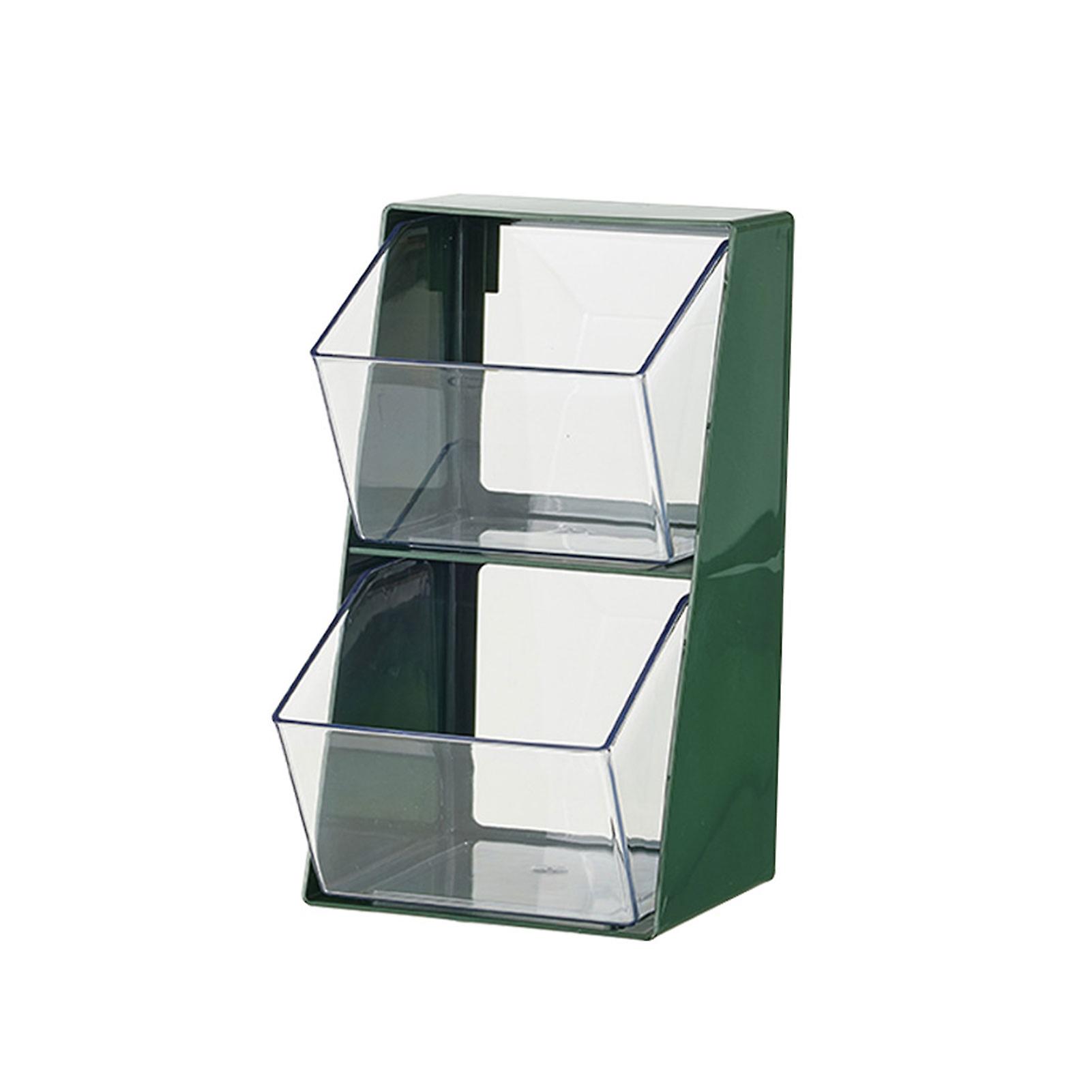 2 Layer Tea Bag Organizer Shelf Space Saving Desk Organizer