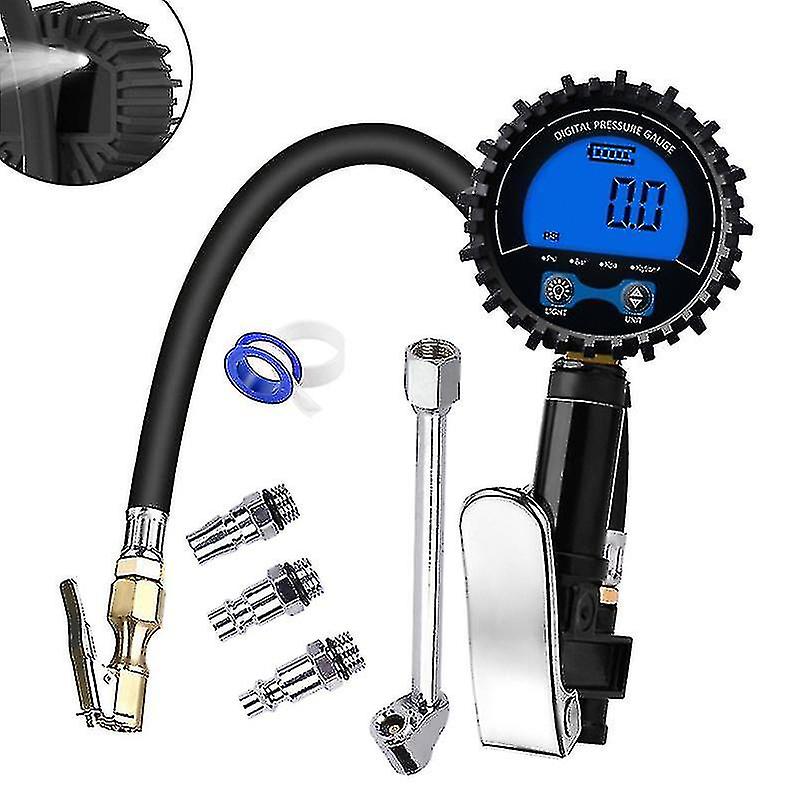 Kraftig digital däcktrycksmätare för 0.1-upplösning öppnar automatiskt en