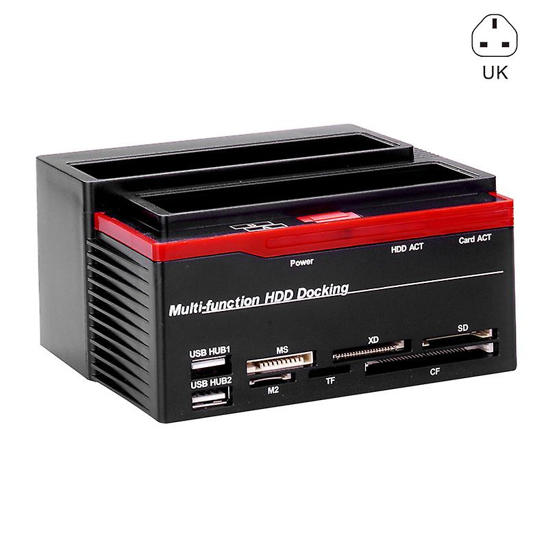 Hard Disk Holder IDE/SATA Double-disc Multi-function Hard Disk Drive Base