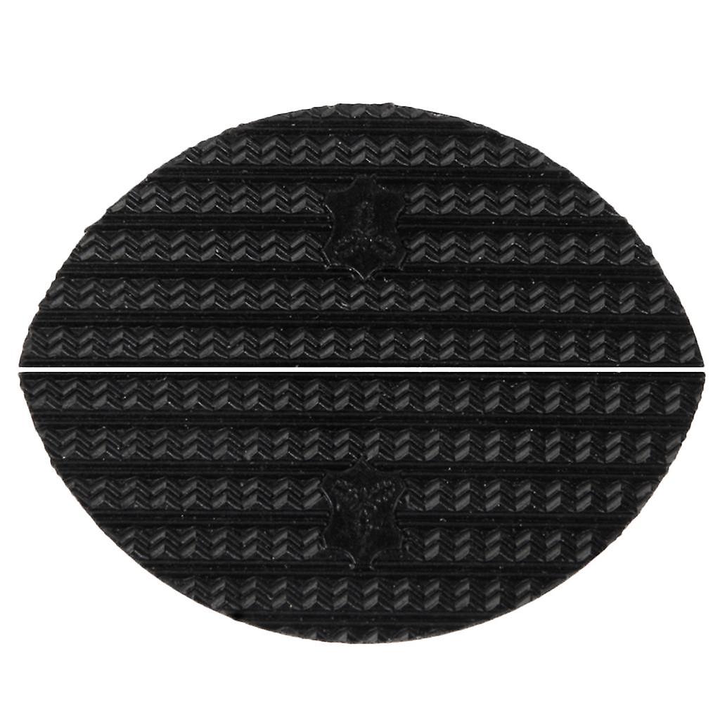 Footful 1 Pair of Glue on Heel Tip Rubber Shoe Repair Thickness Small 1-3mm