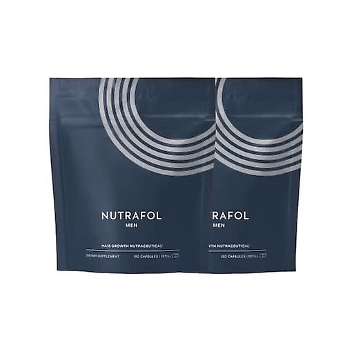 thumbnail image 2 of Nutrafol Men's Hair Growth Supplement - Pack Of 2 Glass Bottles (240 Total Capsules) 2 of 6