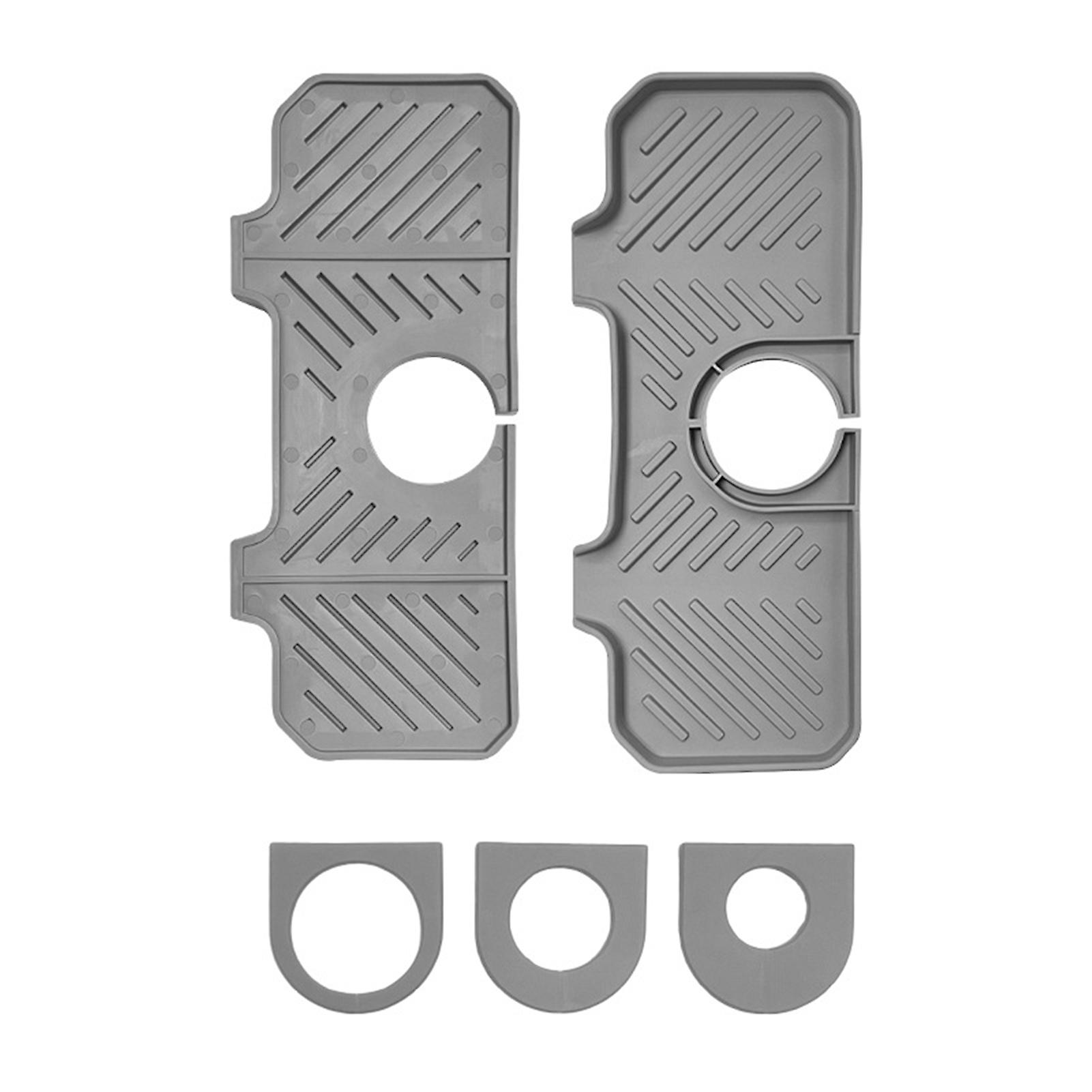 TPE Anti-splash Faucet Drain Board Soft Foldable Wash Table Gasket