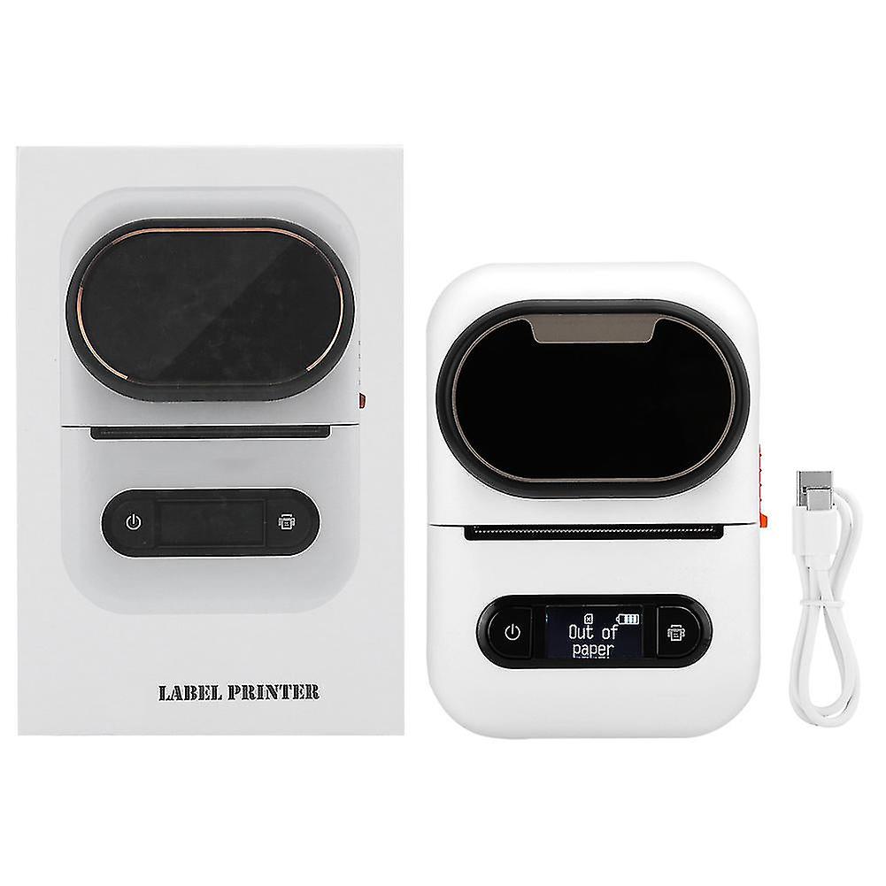 Label Printer Portable For Bluetooth Thermal Label Sticker Printer Maker For Office Shop