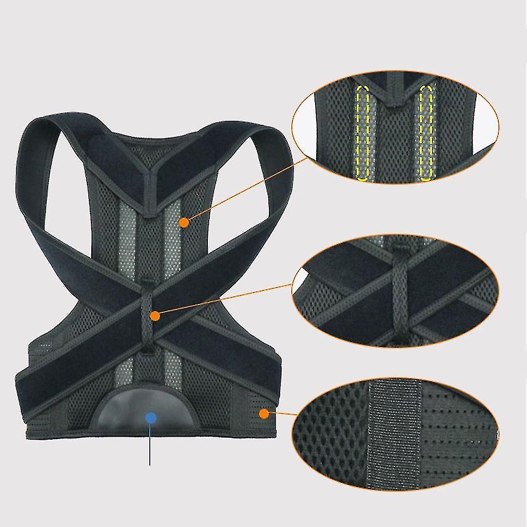 Back Brace Posture Corrector For Women And Men - Relief For Waist, Back And Shoulder Pain Improve Back