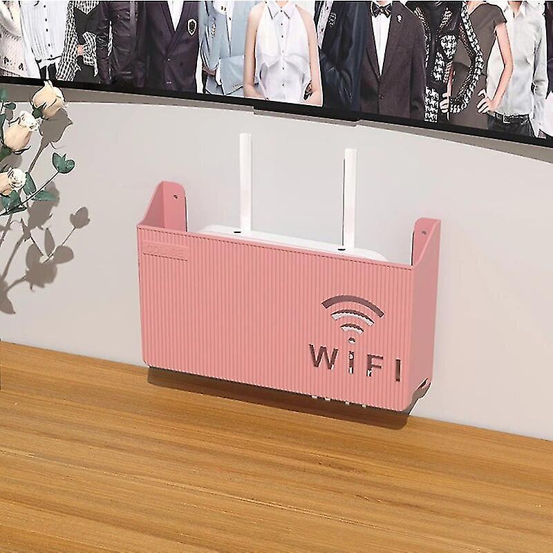 Trådlös Wifi Router Hylla Förvaringslåda Vägghängande Abs Plast ...
