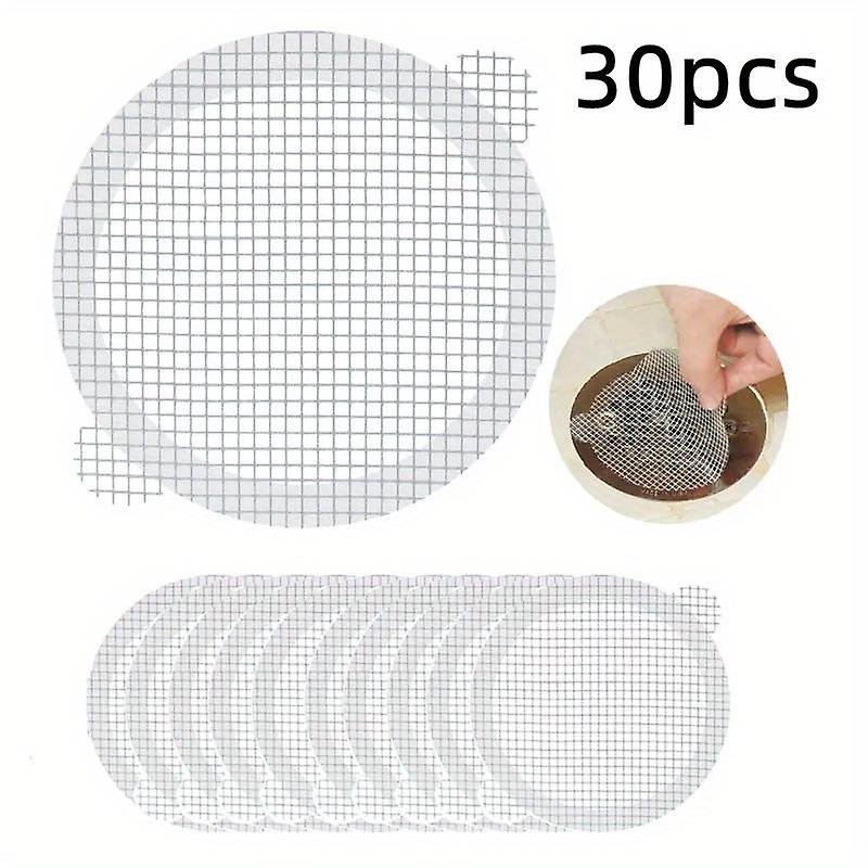 10pcs/30pcs Disposable Hair Floor Drain Pasted With Kitchen Anti-clogging Filter Screen Bathroom Hair Filter Sticker