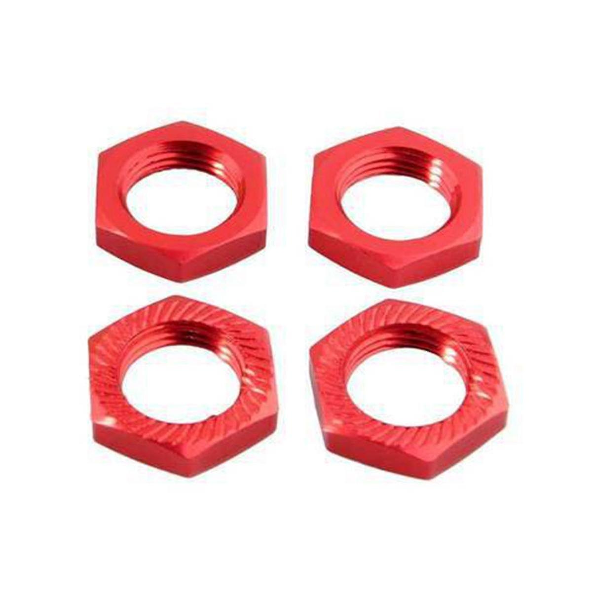 For Rc Model Car Metal Upgrade 17mm Hexagon Coupler Thread 1mm Nut,red