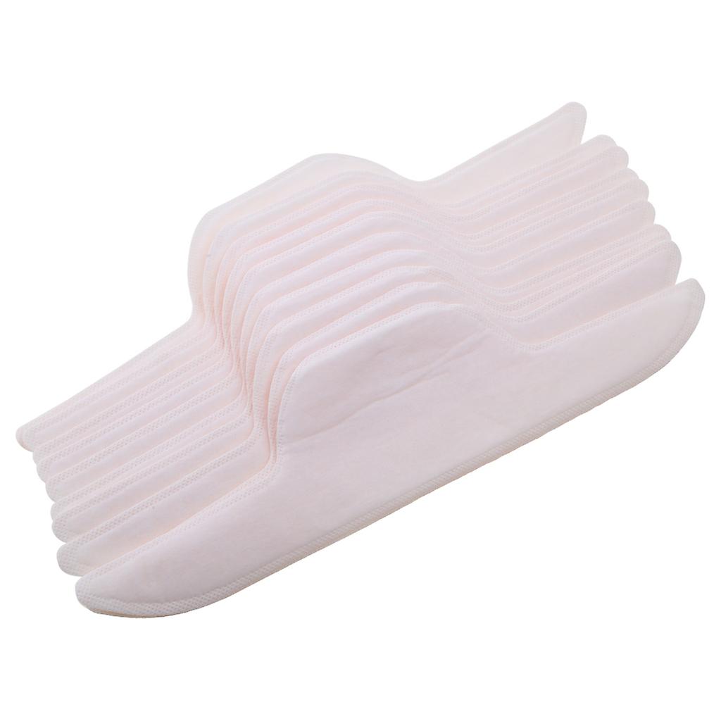 10pcs Almohadillas de sudor autoadhesivas desechables Suministros para el hogar multiusos