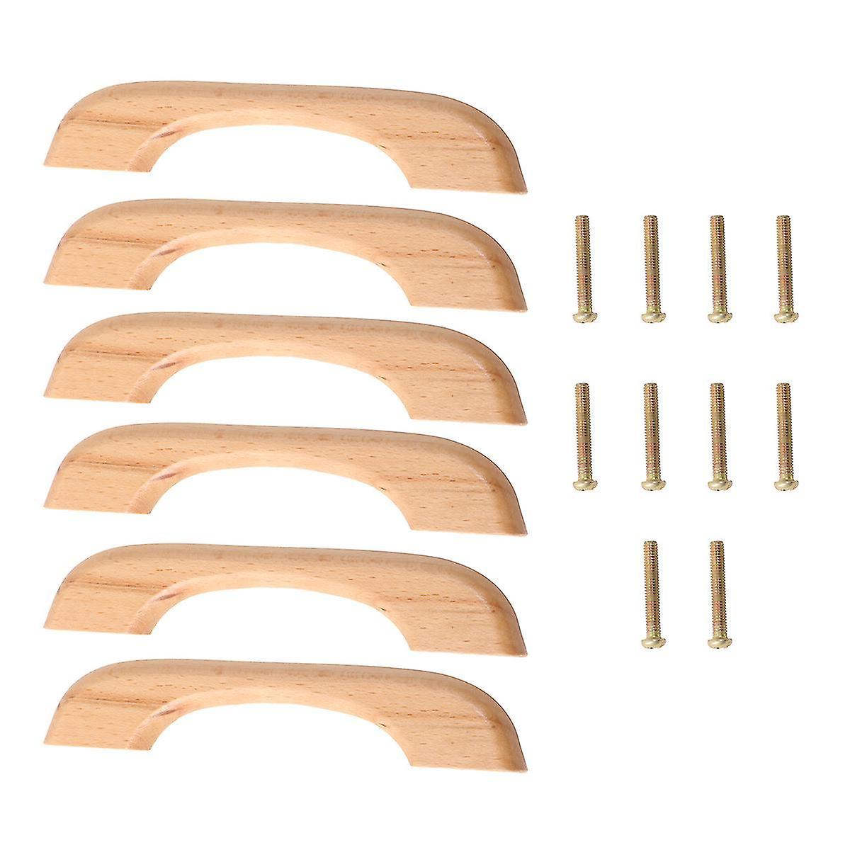 Wood Handles Durable High Quality Hardware Accessories Knobs Furniture Handle For Door Drawer Cabine
