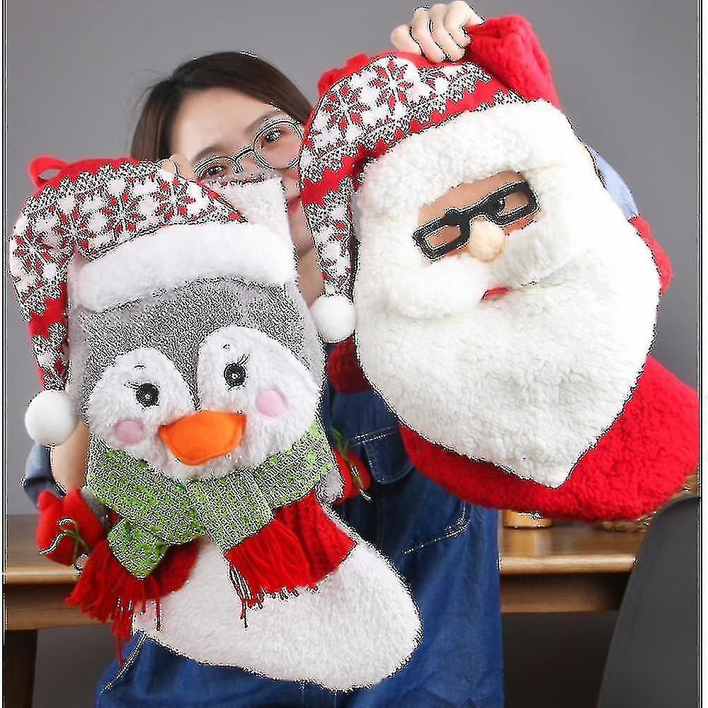 (snowman)christmas Stocking Candy Stocking Christmas Decoration Gift Gift Bag