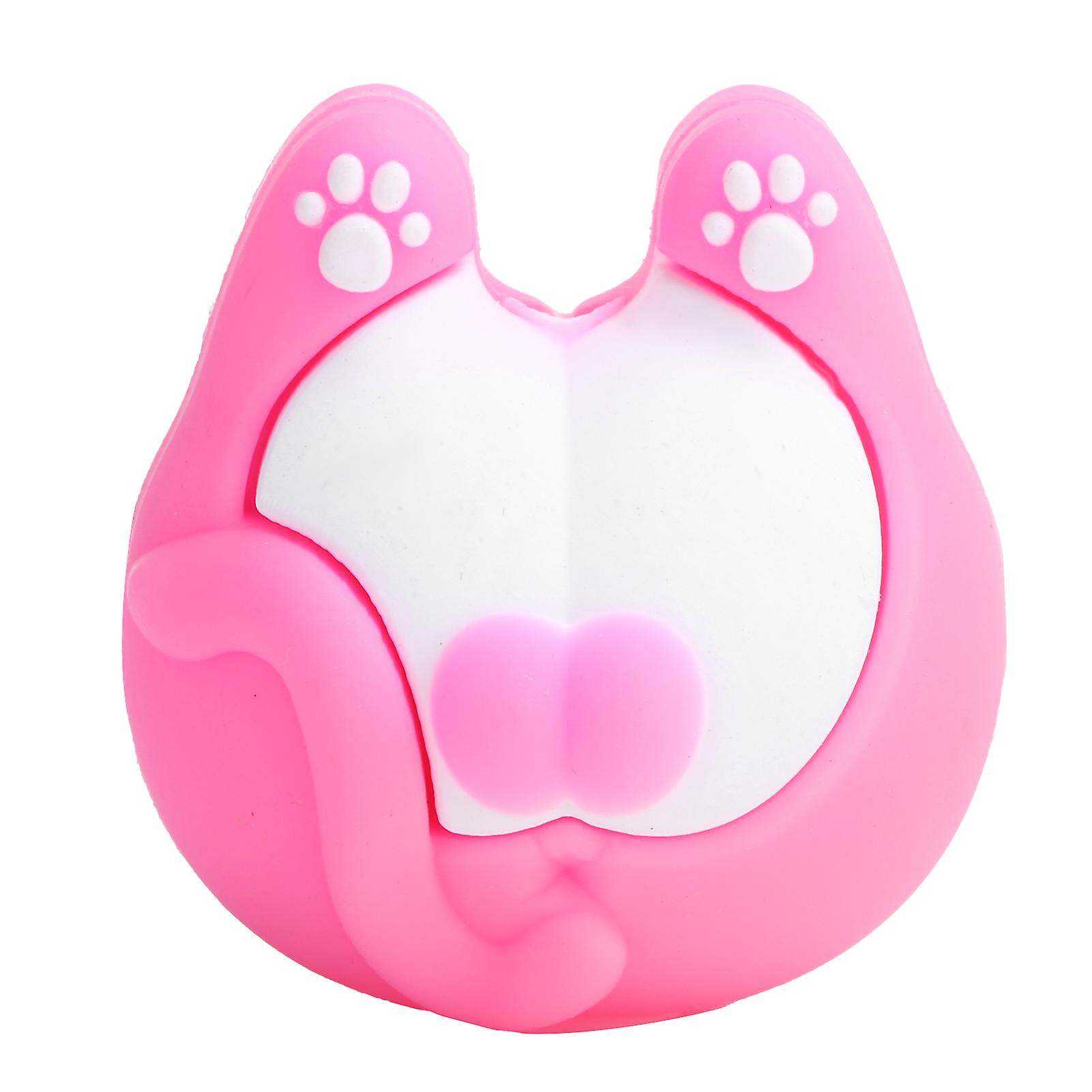 Pink Cartoon Fruit Cable Protector: Durable PVC Cover for Mobile Data Line Safety