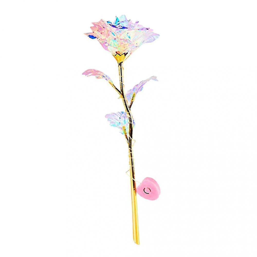 Cookware Sets Colorful Luminous Rose Artificial Led Light Flower Unique Gifts For Girls A