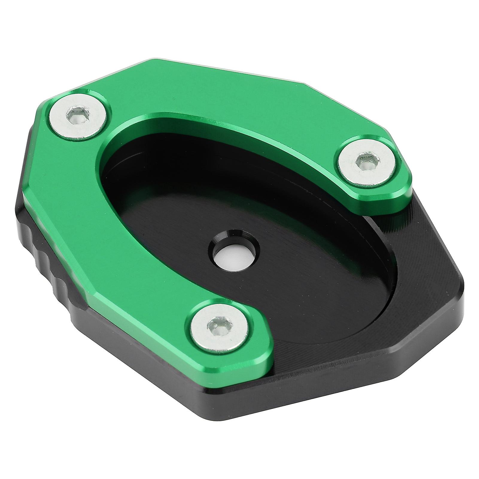 Motorcycle Kickstand Foot Pad Side Stand Extension Pad KSP‑106‑set Fit for KAWASAKI Z650/Z900Green