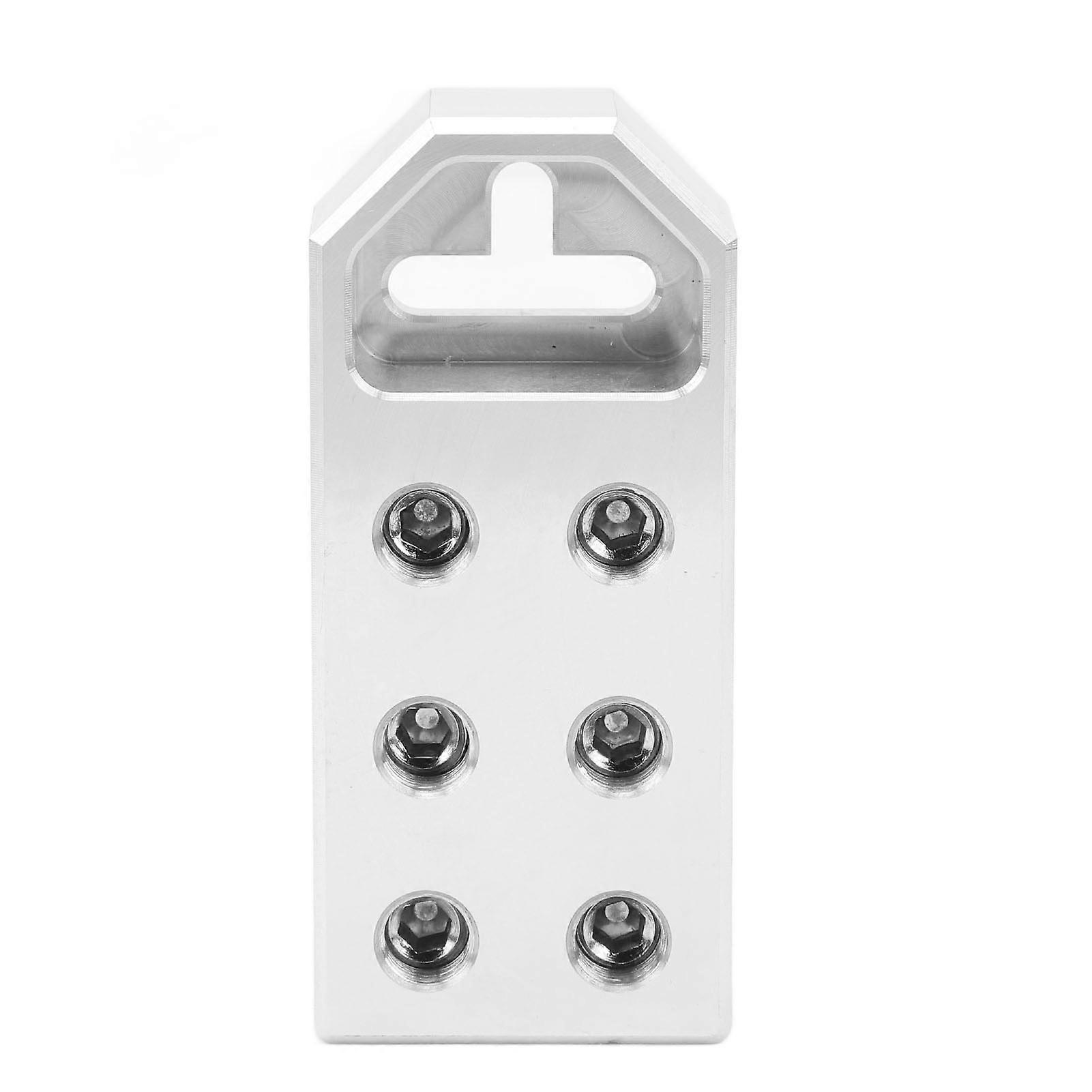 Car o Battery Terminal 6 Holes 0GA Aluminium Alloy Battery Terminal Block for Boat Yacht RV