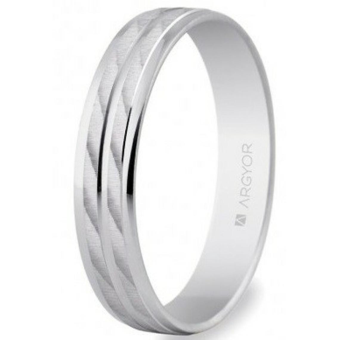 Argyor Gemischter Ehering 5B40340 4mm - Gold 375/1000