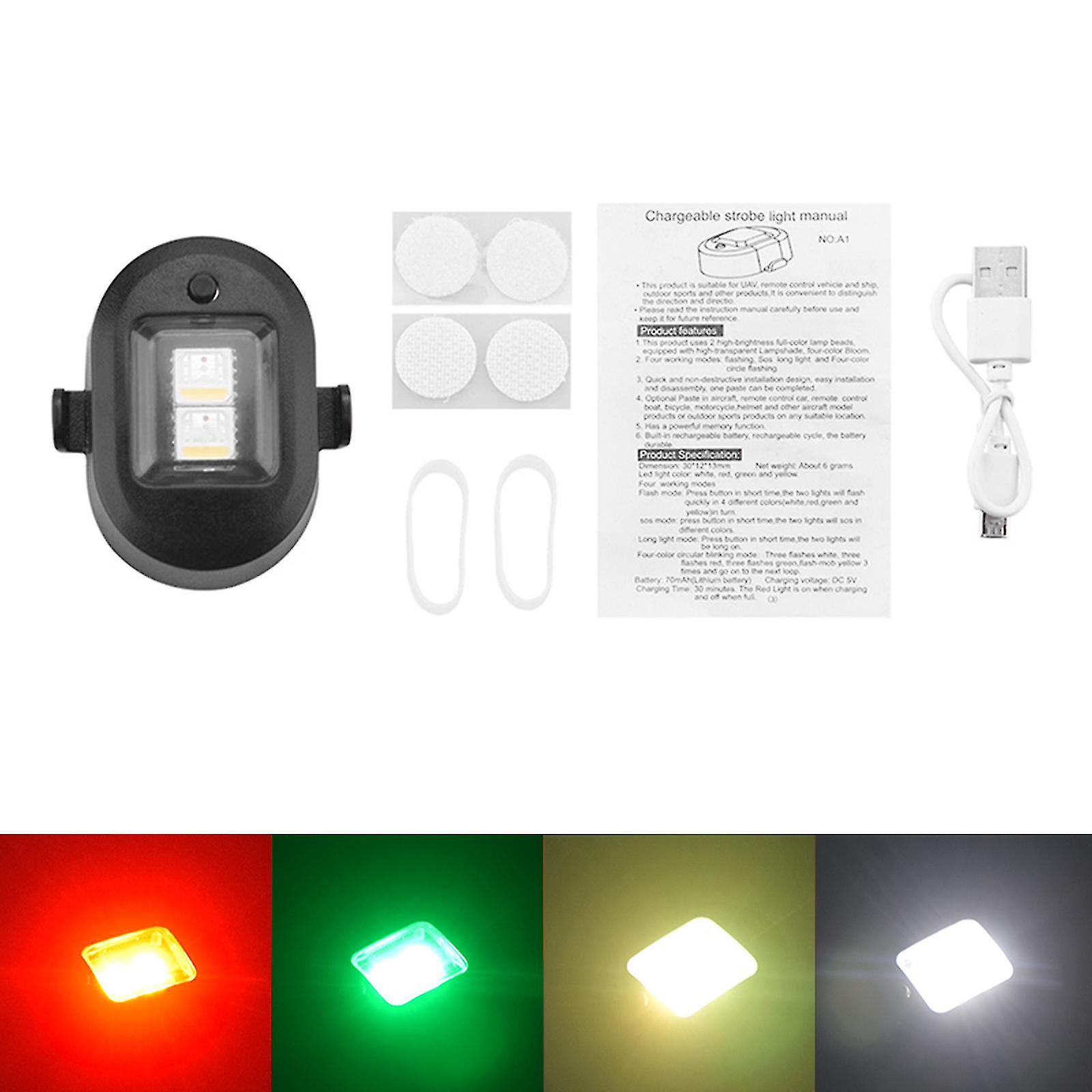 Universal Rc Plane Anti Collision Led Light Drone Strobe Kit For Night Flight