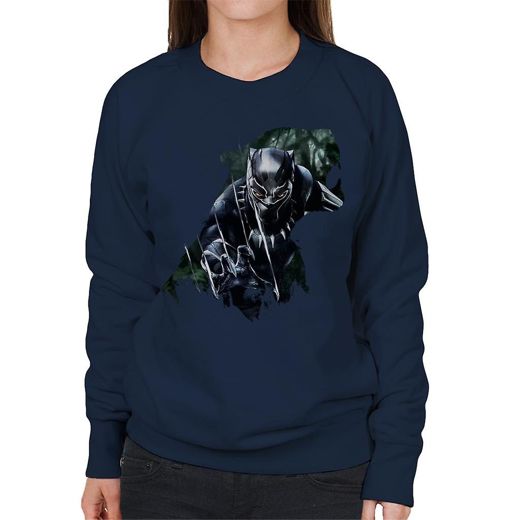 Marvel Black Panther Roaring Silhouette Women's Sweatshirt