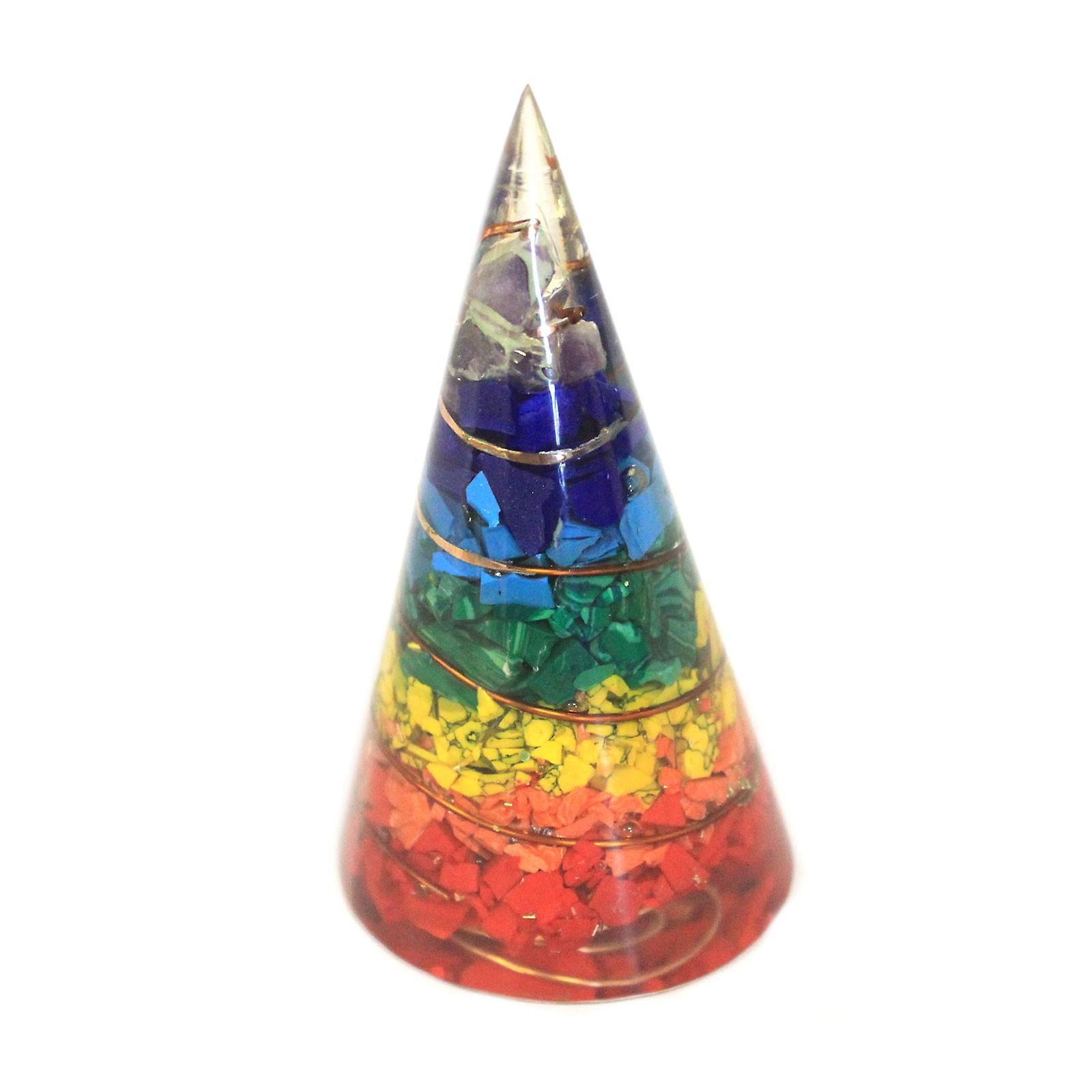 Orgonite Cone - 80mm - Multichip X 1