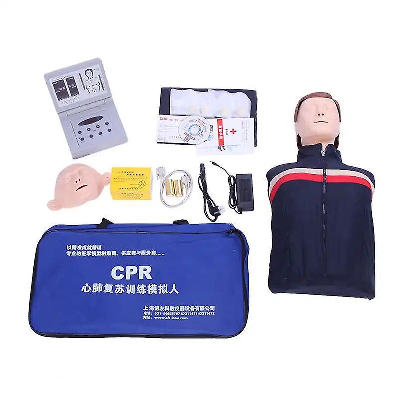 Half Body Adult Cpr Manikin Professional Nursing Mannequin Teaching Model First Aid Training Dummy