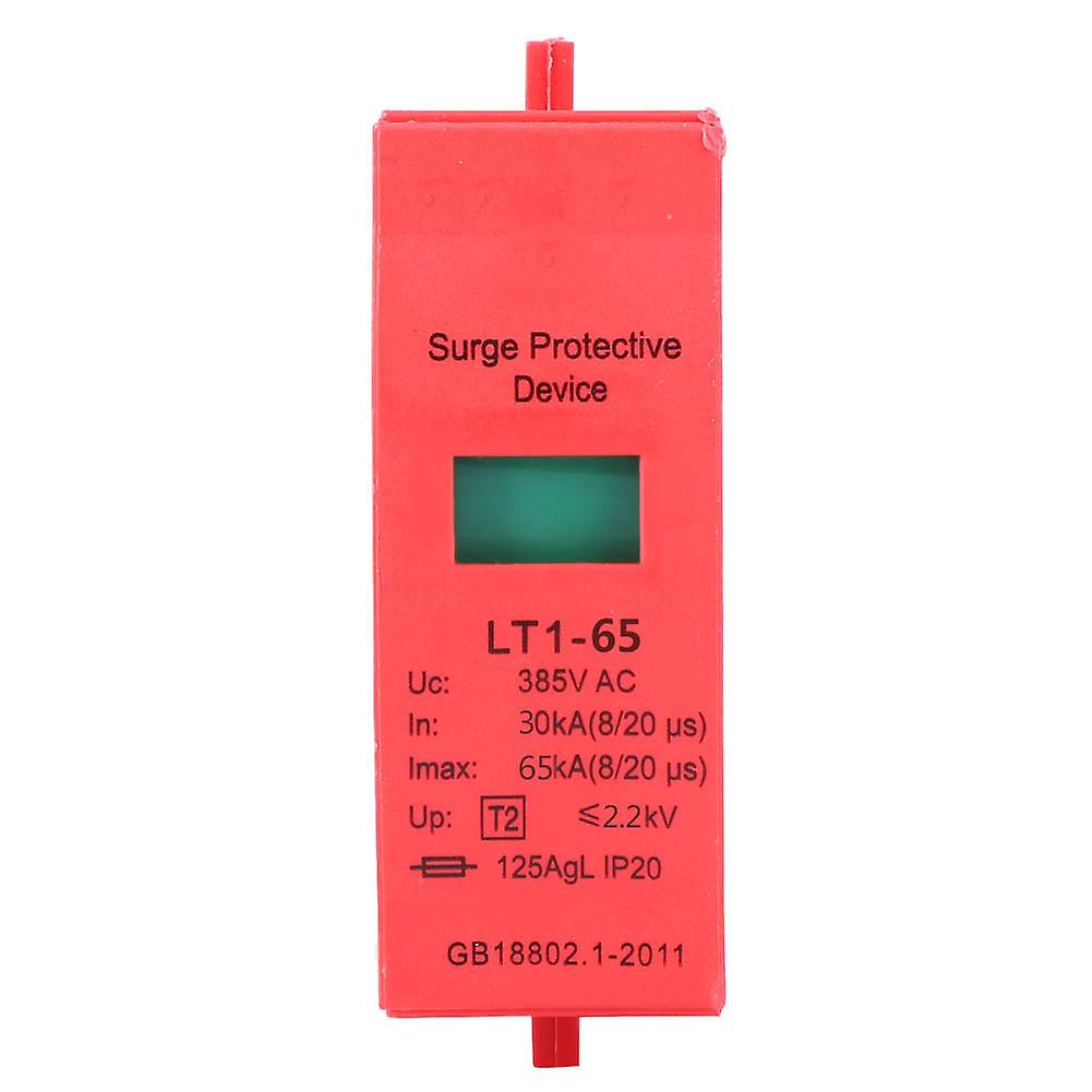 Surge protection device, domestic lightning arrester, AC 385 V, 65 kA