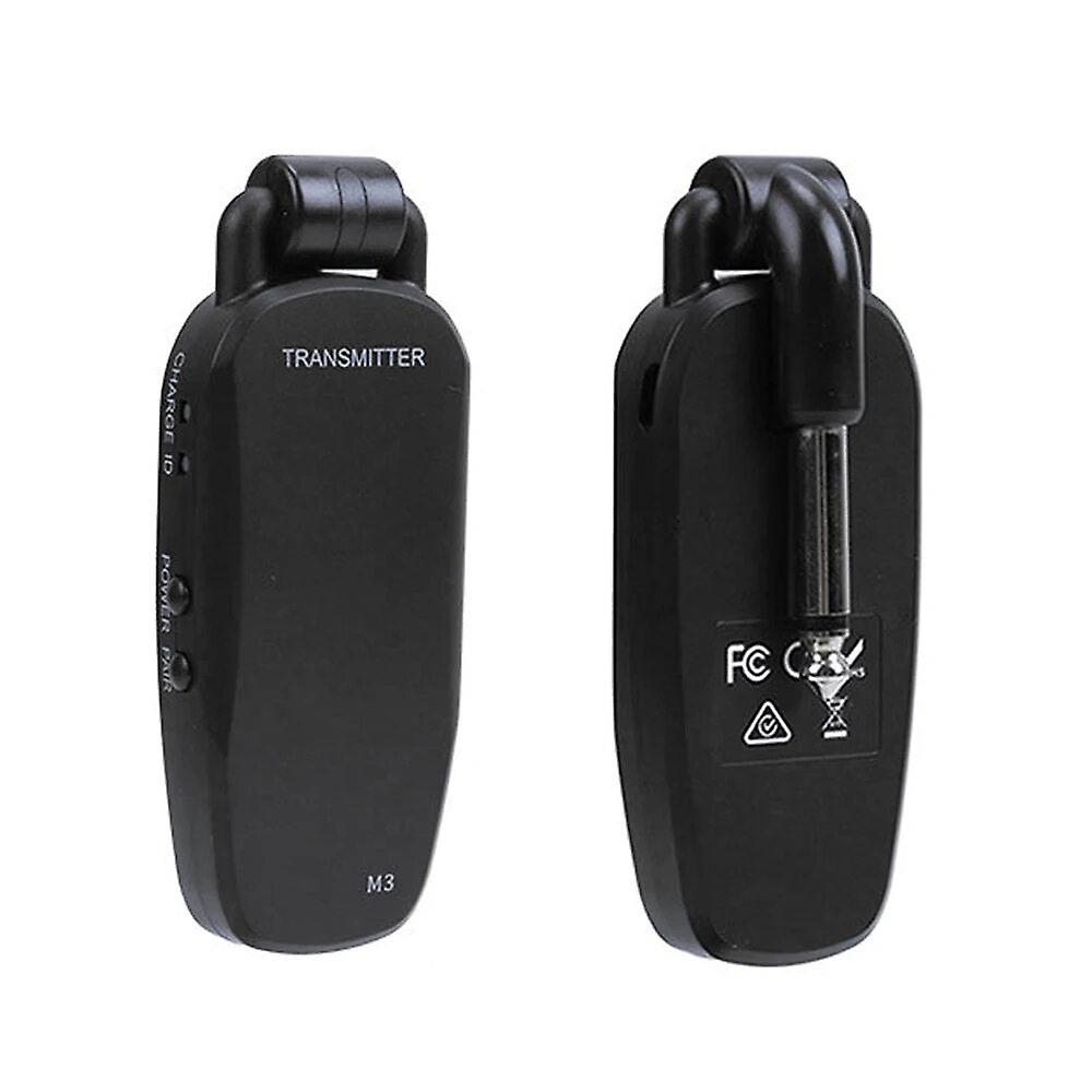 Professional Wireless Receiver System Rechargeable Portable Audio Transmitter For Electric Guitar Bass