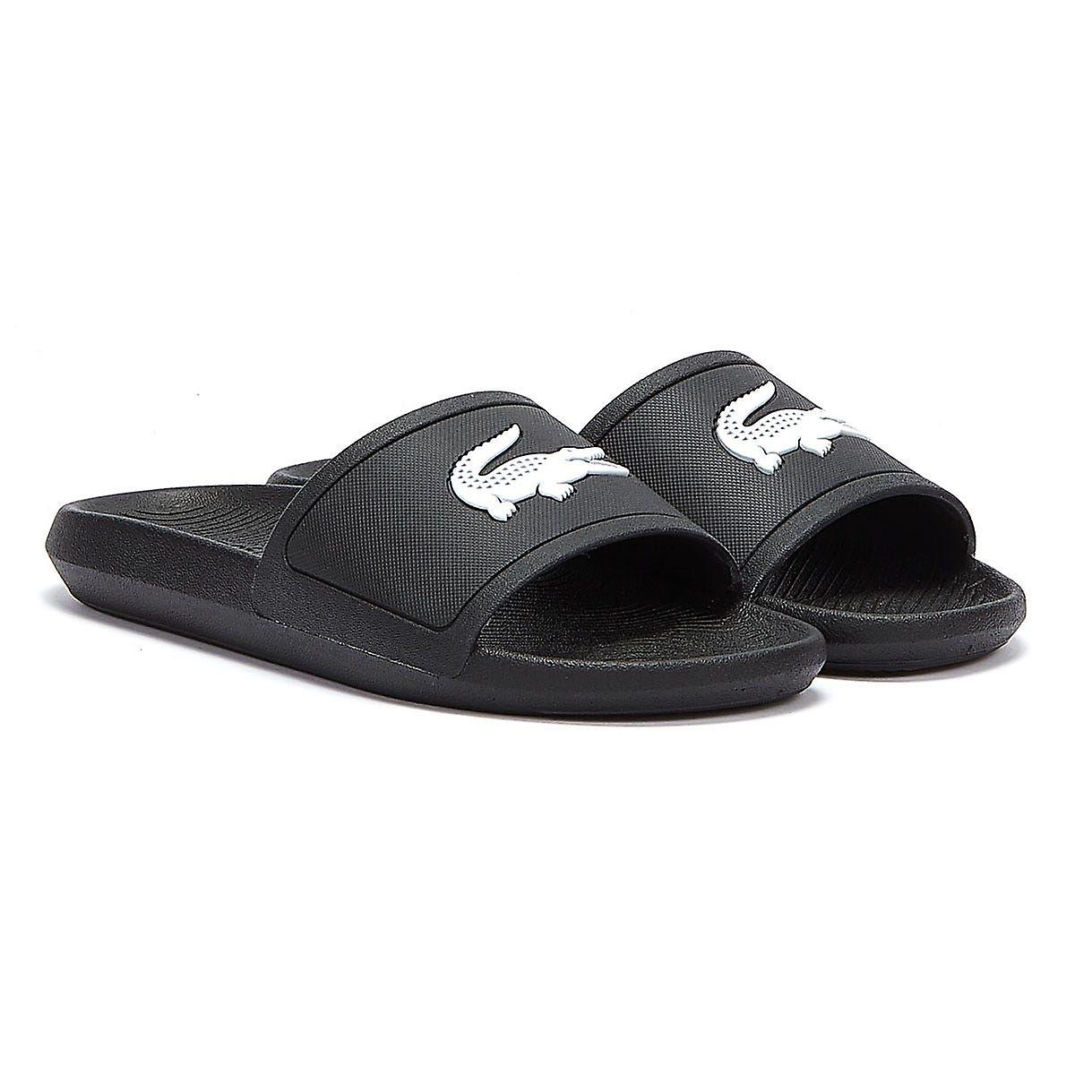 Lacoste Croco 119 1 Mens Black / White Slides