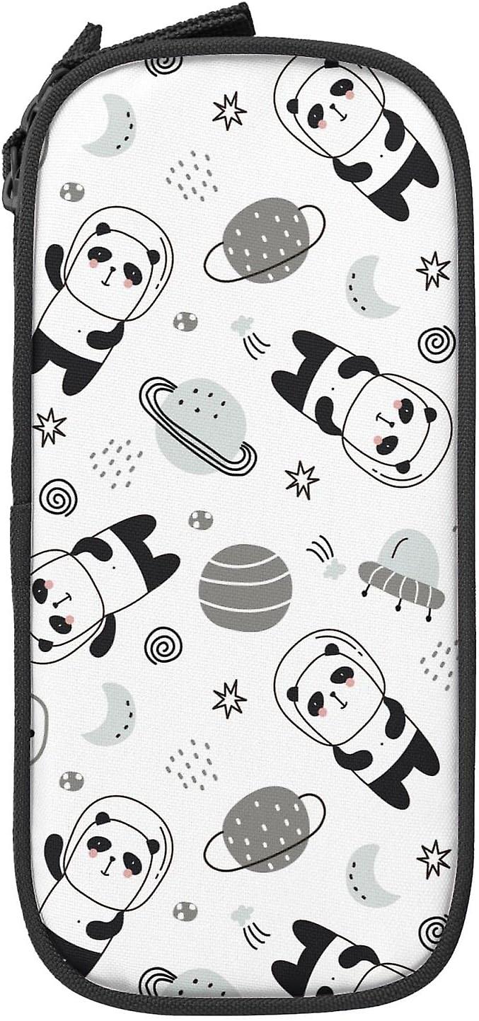 Cartoon Pandas Pencil Case Large Capacity Durable Pencil Pouch Storage Pen Bag with Zipper Pouch Box Stationary Case12946