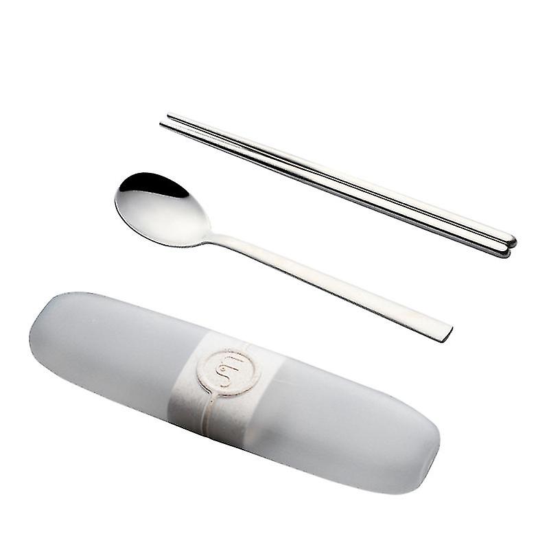 3pcs Stainless Steel Flatware For Camping Picnic