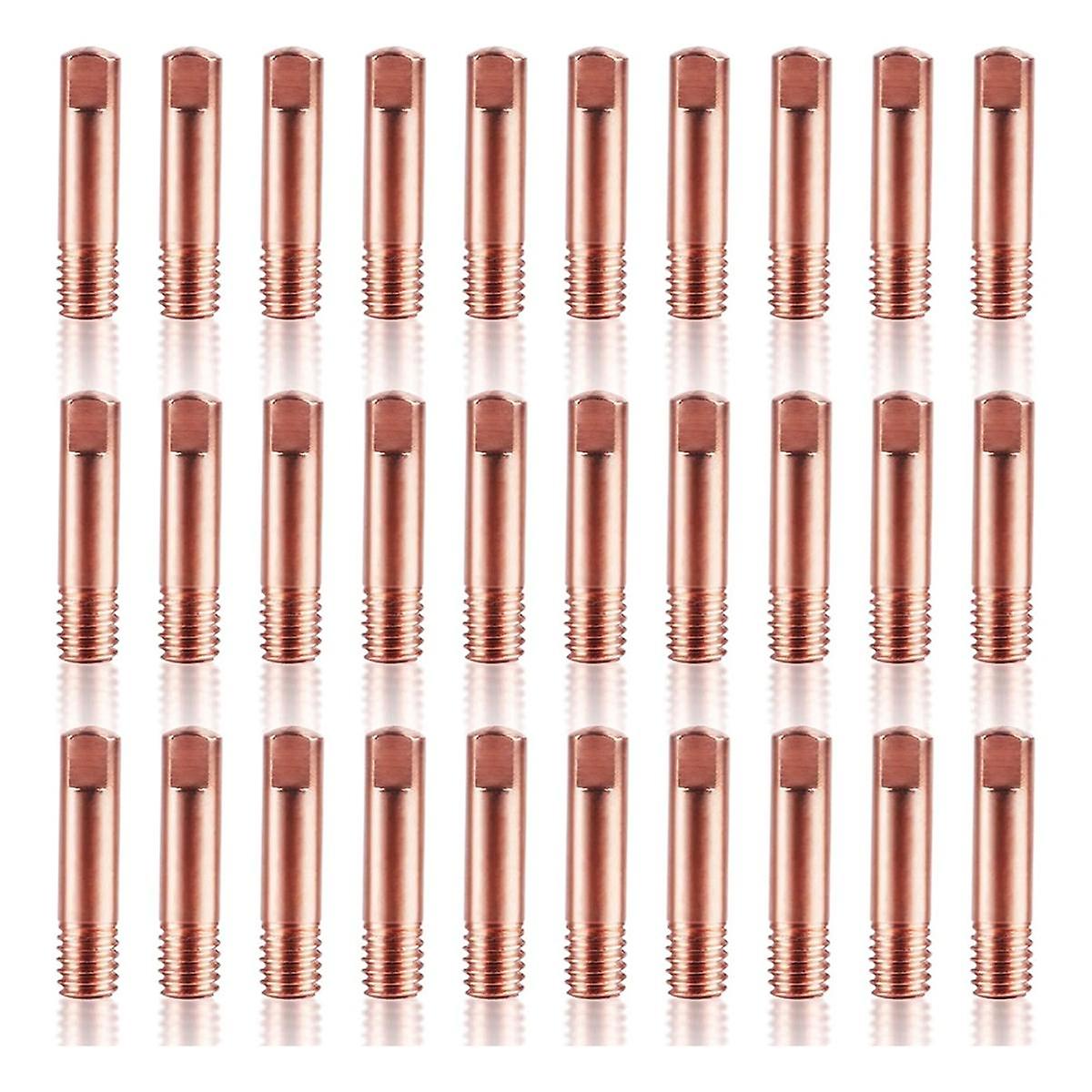 30 Pcs MIG Welding Tips, 11-35 0.035IN for Mig Welding Tips Compatible