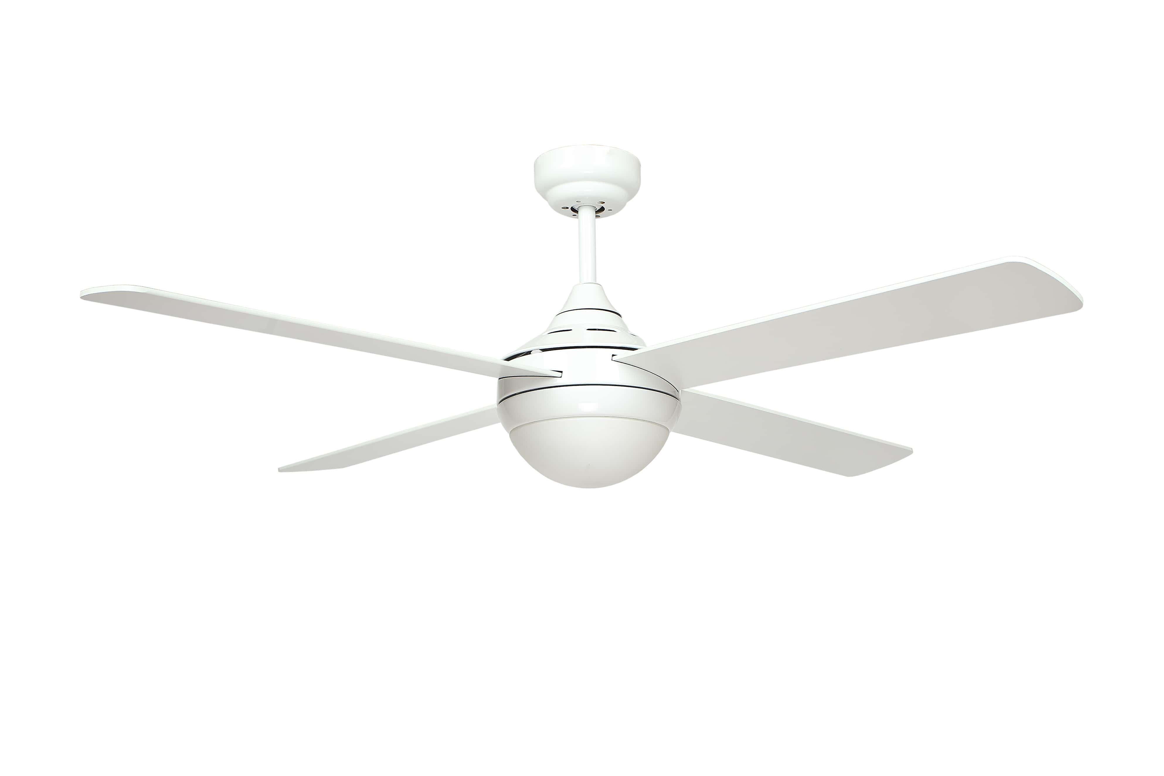 Deckenventilator Balloo Weiß mit Licht & Fernbedienung