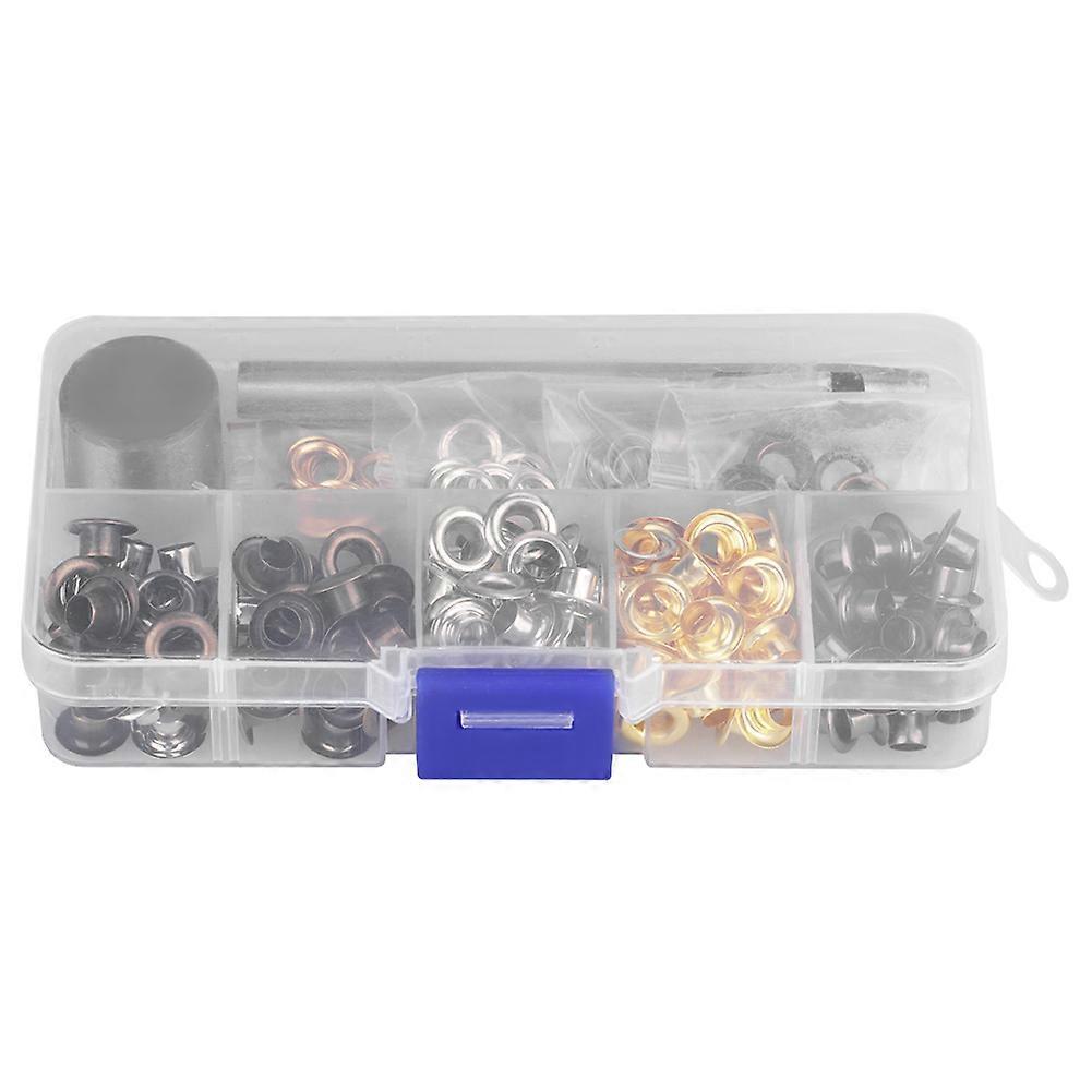 Eyelet Grommet Washer with 3pcs Handwork Tools Set (5mm x 220pcs)