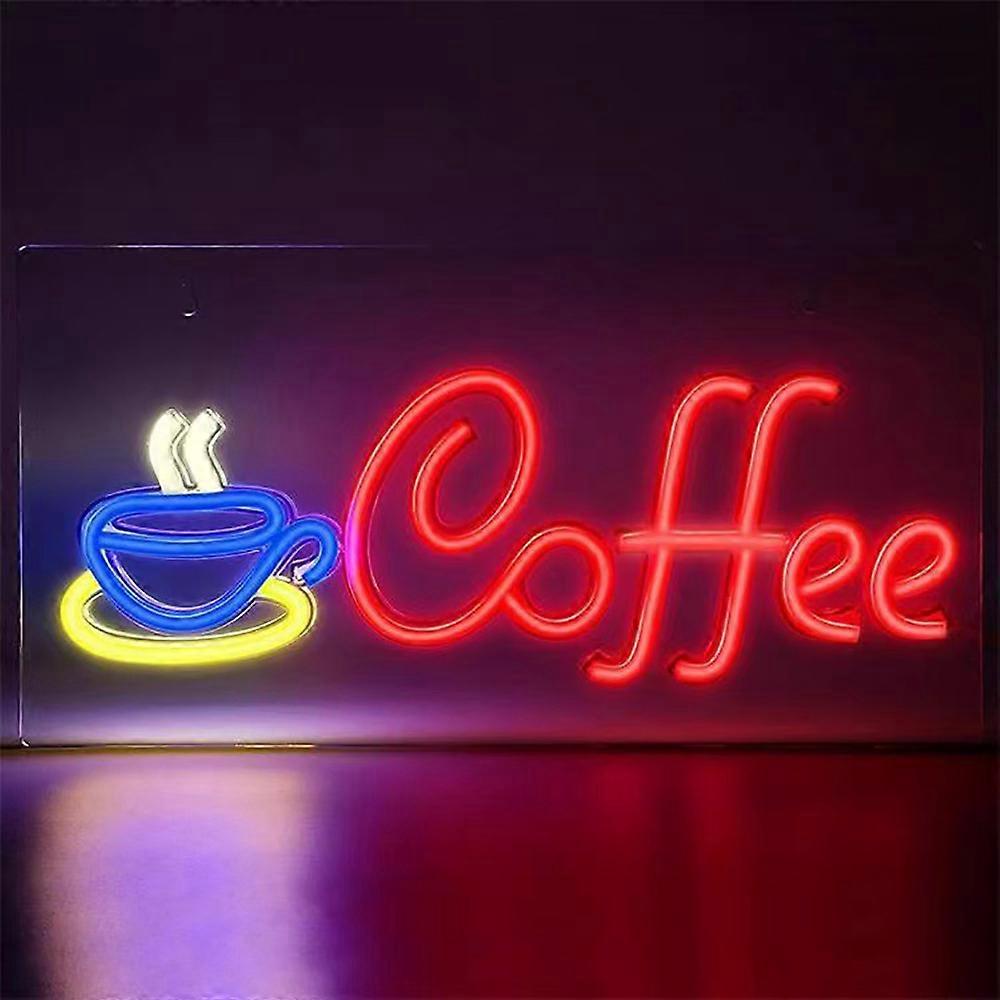 Lighted sign for cafe Neon cafe LED Wall Light decoration