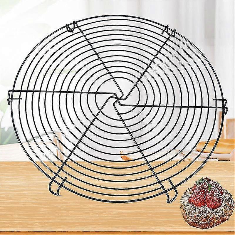 Cooling Rack Baking Grid Cake Stainless Steel Wire Round