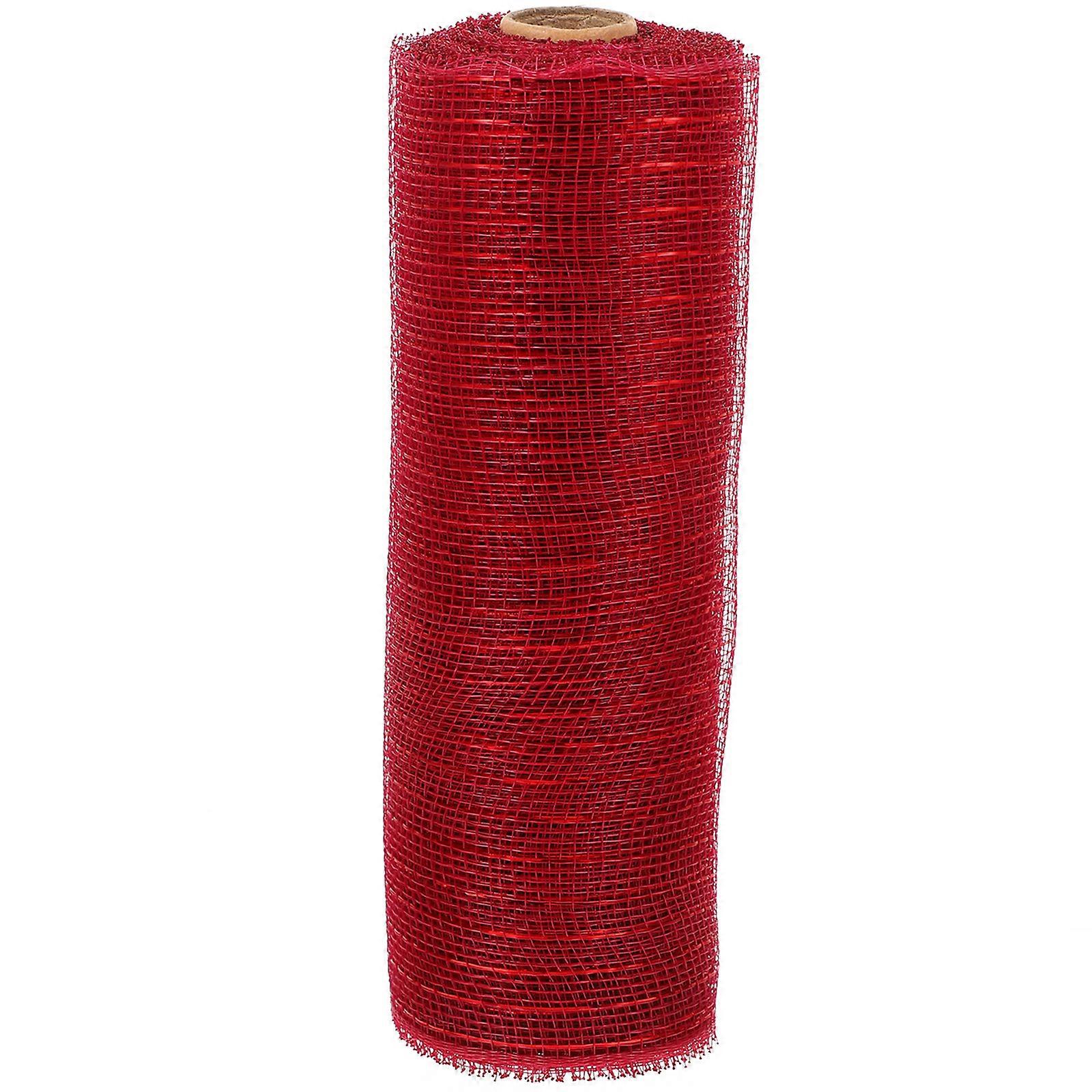 1 Roll of Decorative Mesh Ribbons Gift Wrapping Ribbons Diy Flower Wrapping Mesh Ribbon