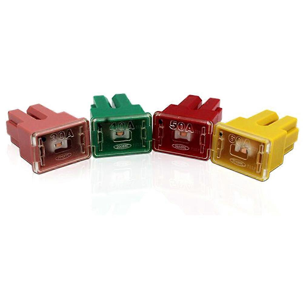 1pc ביטוח רכב אוטומטי צינור נתיך מרובע עמיד למים תיבת נתיך 30A 40A 50A 60A עבור מחפר