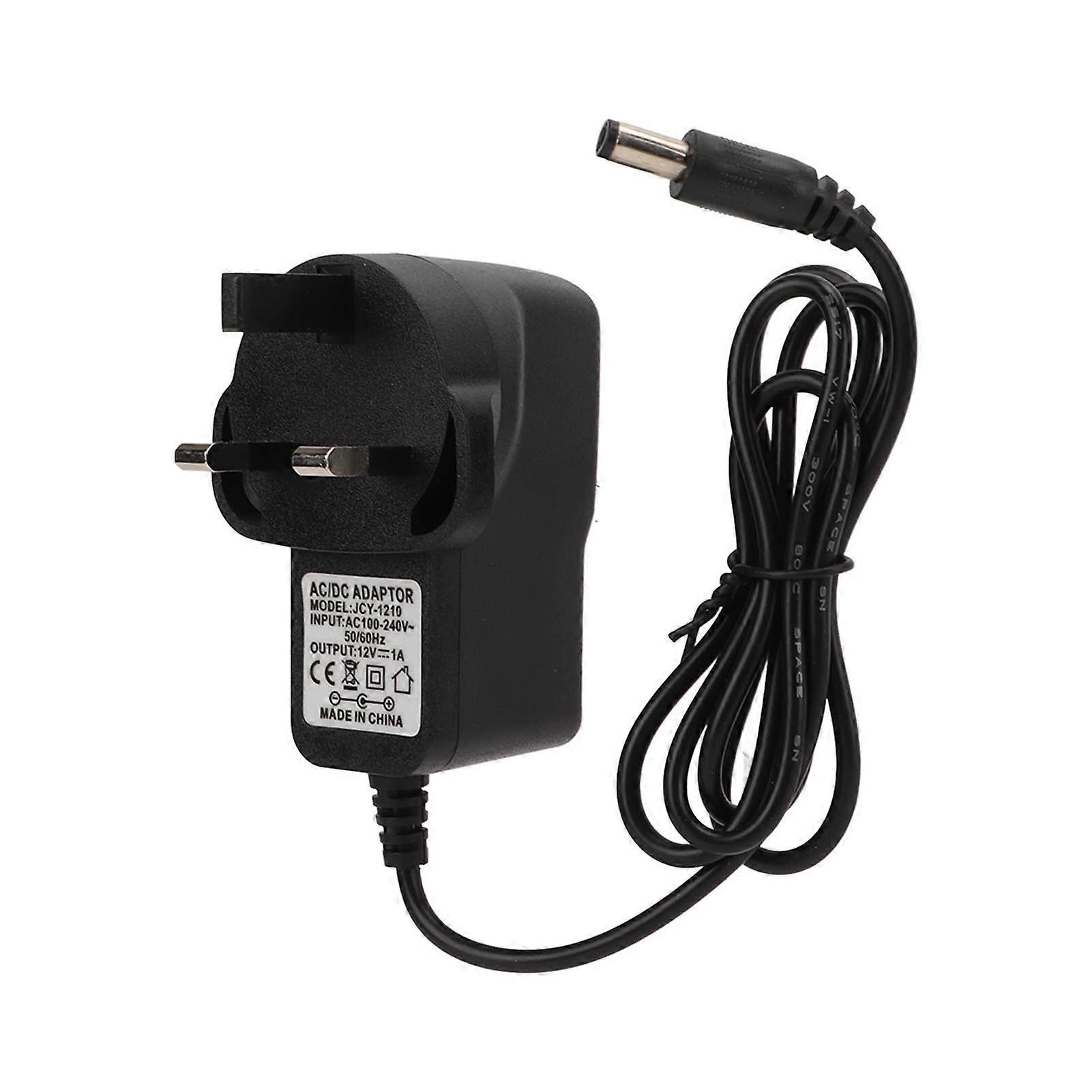 12v 1a Power Adapter Ultra Low Noload Wide Voltage Range Security Camera Power Adapter Uk Plug 100~240v