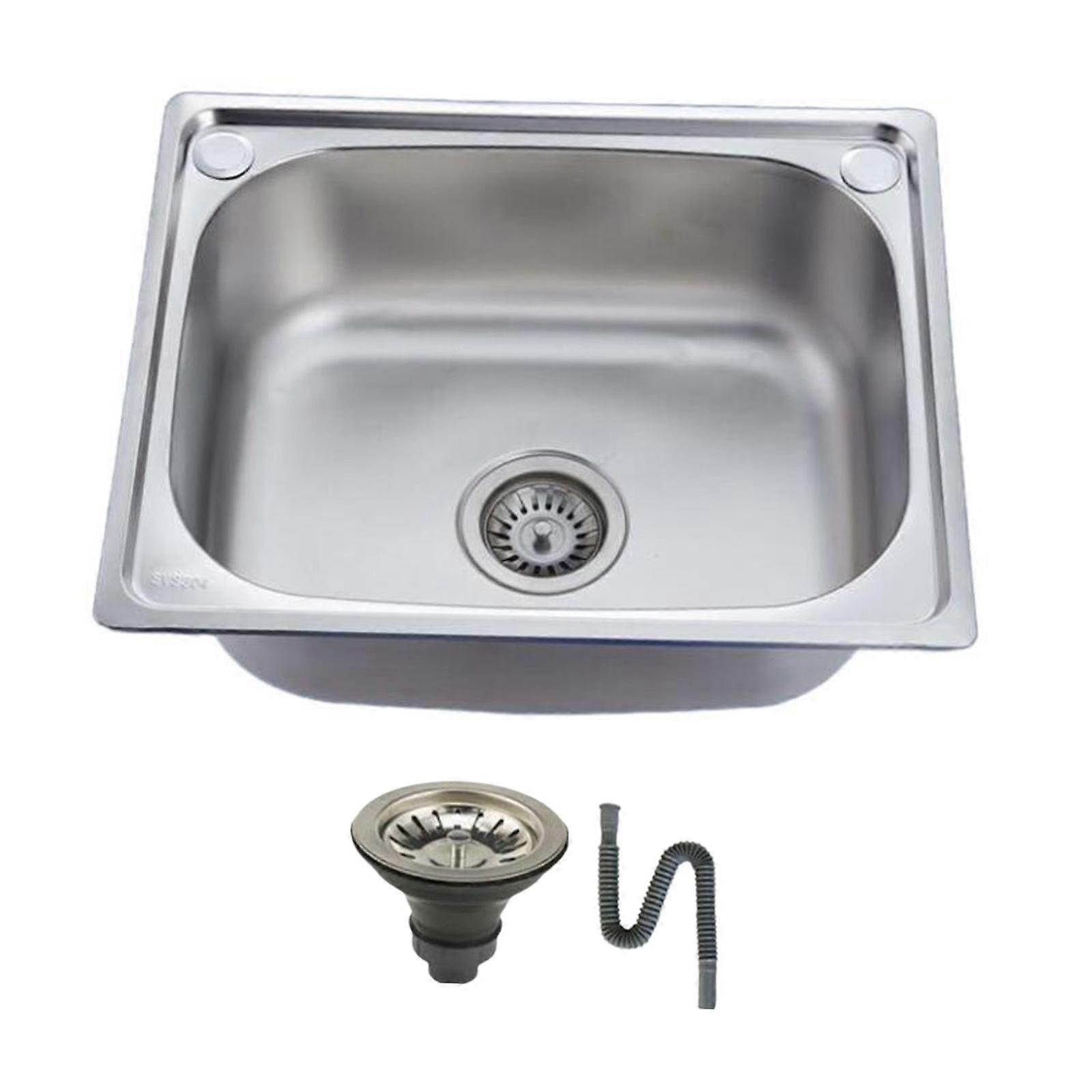 Drop in Kitchen Sink Deep Sink Utility Sink Single Bowl Fast Drainage Design