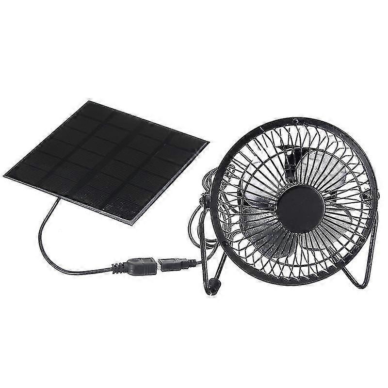 Ventilationsventilator Usb solpanel jernventilator